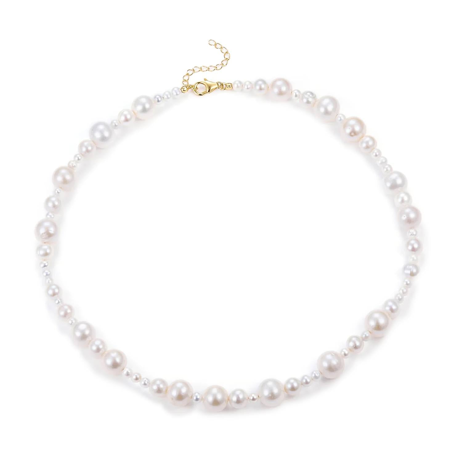 LuvaLu Jewellery - Camellia halskæde - Forgyldt sølv