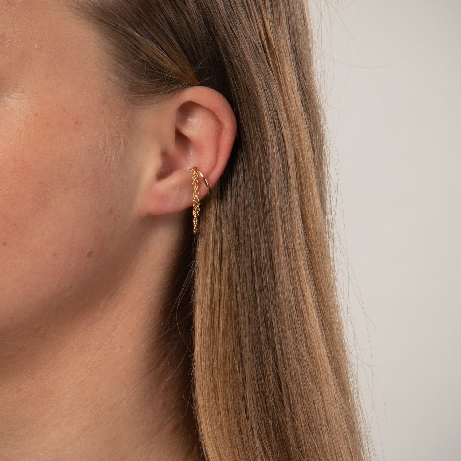 LuvaLu Jewellery - Versailles earcuff - forgyldt sølv
