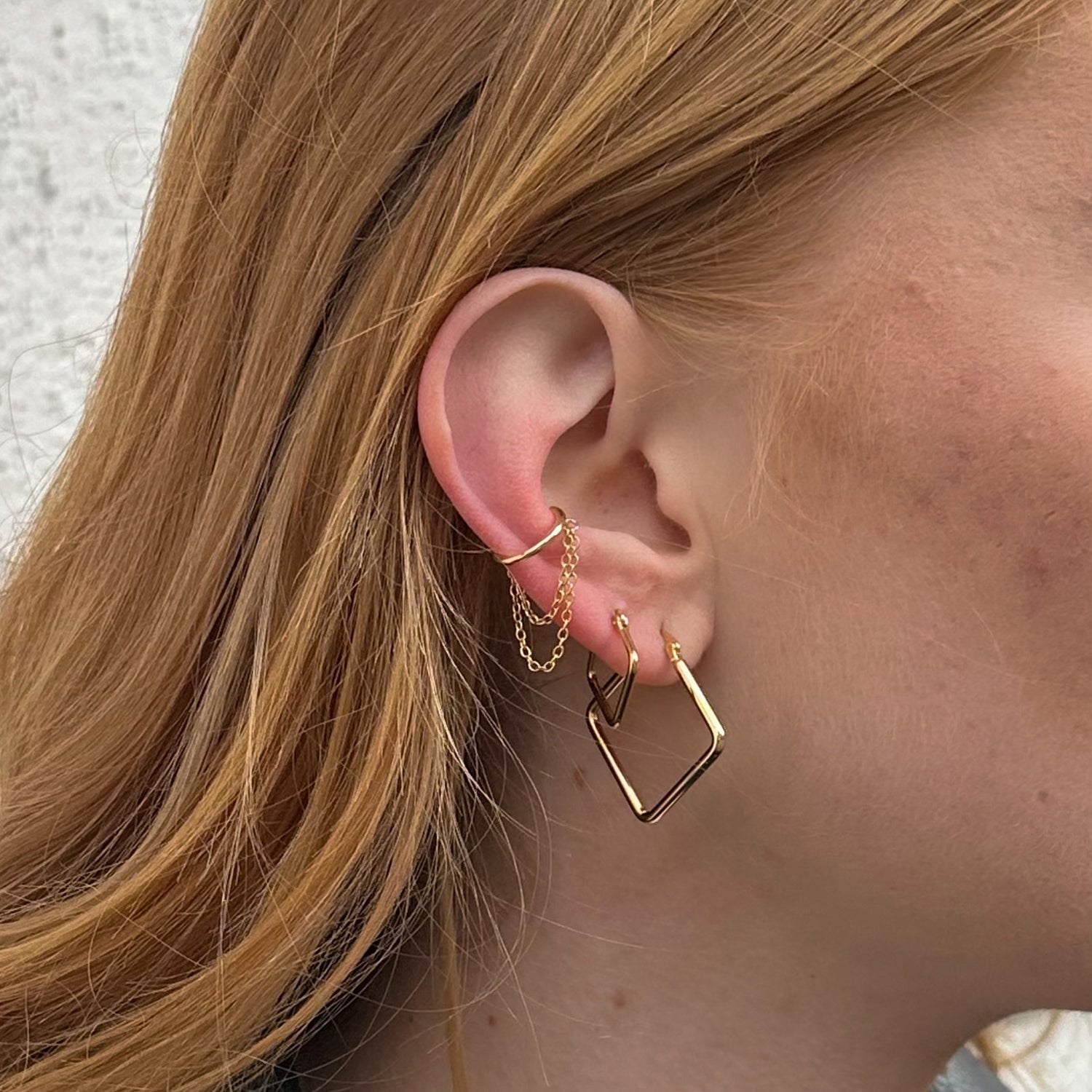 LuvaLu Jewellery - Versailles earcuff - forgyldt sølv
