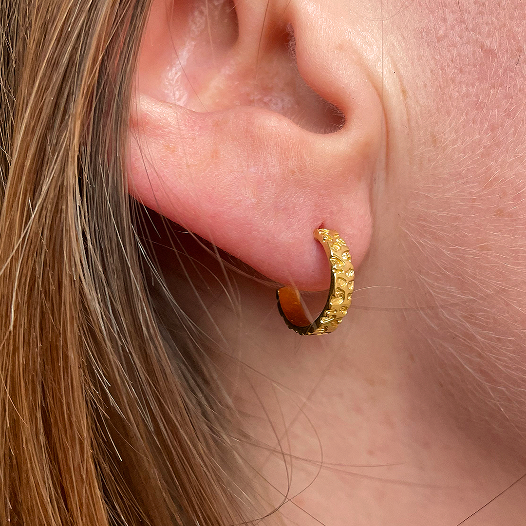 LuvaLu Jewellery - Cantabrien halvcreol - forgyldt sølv