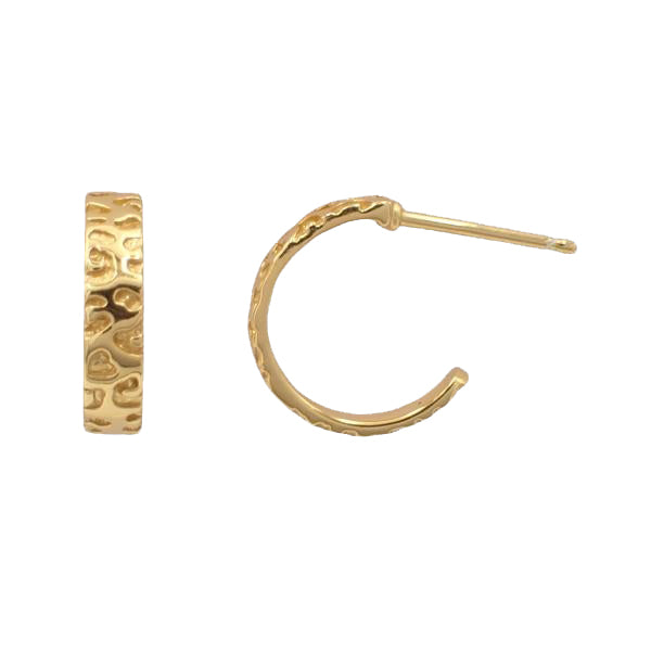 LuvaLu Jewellery - Cantabrien halvcreol - forgyldt sølv